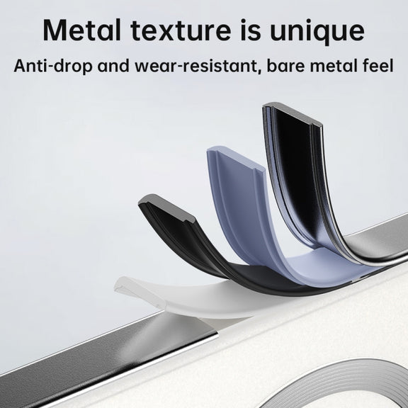 For Google Pixel 8 Pro Irregular Alloy Frame Fosted Translucent MagSafe Phone Case(Titanium)