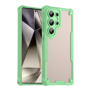For Samsung Galaxy S25 Ultra 5G Armor Glaze PC Hybrid TPU Phone Case(Green)