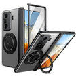 For Honor Magic Vs3 Gold Medal Rotating Folding Series Ring Holder Phone Case(Silver) - free shipping - PMC TechLife - Order now!