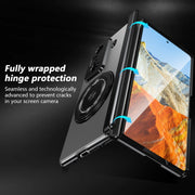 For Honor Magic Vs3 Gold Medal Rotating Folding Series Ring Holder Phone Case(Silver)