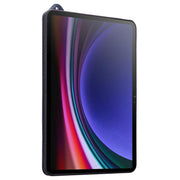 For Samsung Galaxy Tab S10 / S9 / S8 / S7 TPU Leather Back Tablet Case with Wristband(Dark Blue)