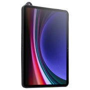 For Samsung Galaxy Tab S10 Ultra/ S11 Ultra TPU Leather Back Tablet Case with Wristband(Black)