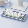 AULA F75 80 Keys Wired/2.4G/Bluetooth Three Model Customized RGB Mechanical Keyboard(Snow Spruce Green) - free shipping - PMC TechLife - Order now!