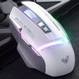 AULA S12 Pro 12800DPI Wired RGB Gaming Mouse(White) - Wired Mice by AULA | Online Shopping South Africa | PMC TechLife | Buy Now Pay Later Mobicred