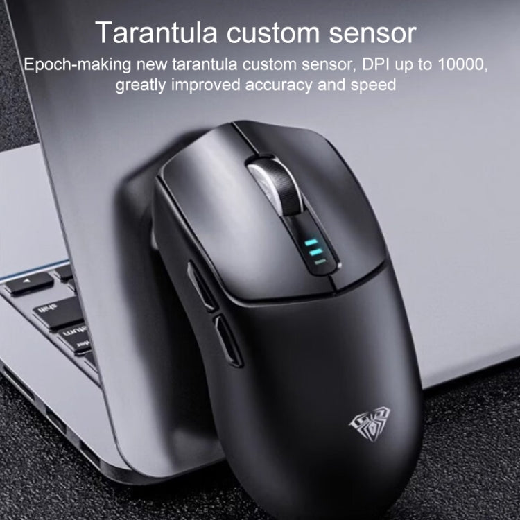 AULA SC580 10000DPI Wired/2.4G/Bluetooth Three Model Gaming Wireless Mouse(Black)