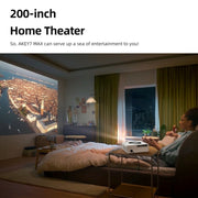 AUN AKEY7 MAX 1920x1080P HD Android LCD Projector US Plug(White)