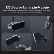 FUNSNAP Capture 2s Smart 3-Axis Handheld Gimbal Phone Live Stabilizer, Basic Version(Black)