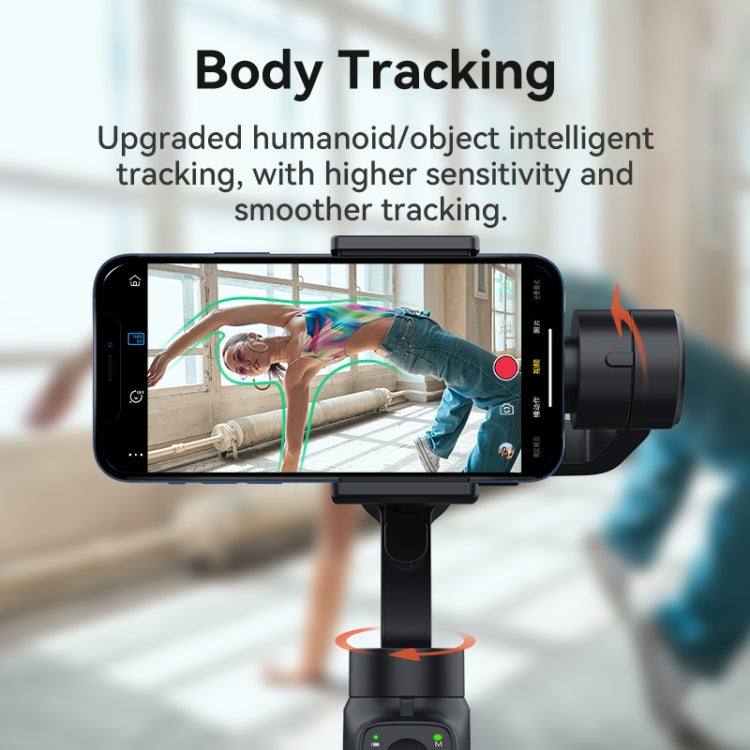 FUNSNAP Capture 2s Smart 3-Axis Handheld Gimbal Phone Live Stabilizer, Basic Version(Black)