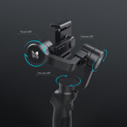 FUNSNAP Capture 2s Smart 3-Axis Handheld Gimbal Phone Live Stabilizer, Combo Version(Black)