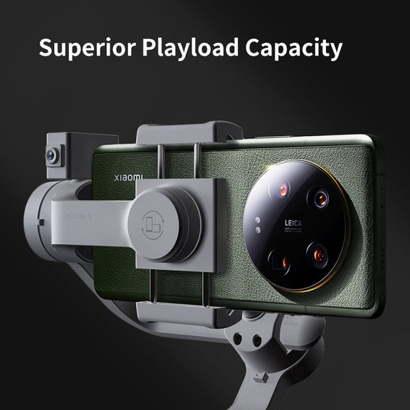 FUNSNAP Capture 5 Professional 3-Axis Handheld Gimbal Phone Live Stabilizer, Basic Version(Grey)