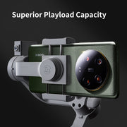 FUNSNAP Capture 5 Professional 3-Axis Handheld Gimbal Phone Live Stabilizer, Combo Version(Grey)