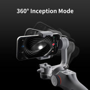 FUNSNAP Capture 5 Professional 3-Axis Handheld Gimbal Phone Live Stabilizer, Combo Version(Grey)