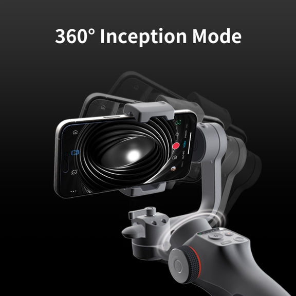 FUNSNAP Capture 5 Professional 3-Axis Handheld Gimbal Phone Live Stabilizer, Combo Version(Grey)