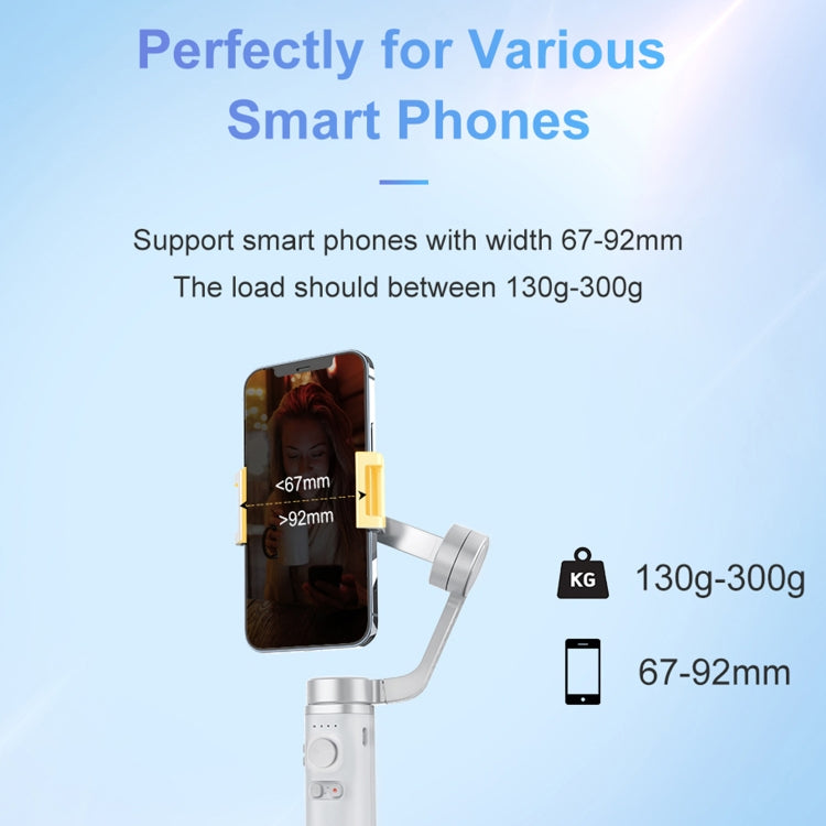 FUNSNAP Capture �� Aluminum Alloy Arm 3-Axis Handheld Phone Gimbal, Basic Version(Grey)
