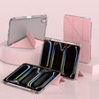 For iPad Pro 11 2024 mutural Y-Shape Deformation Leather Tablet Case(Pink) - free shipping - PMc TechLife - Order now!