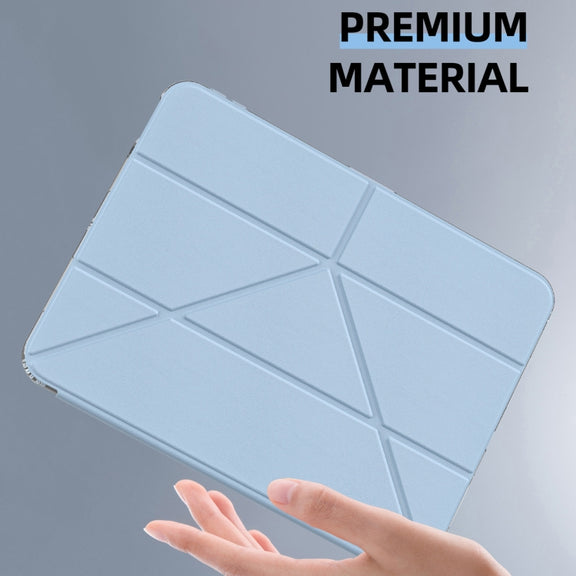 For iPad 2025 / 2022 mutural Y-Shape Deformation Leather Tablet Case(Black)