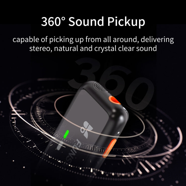 FUNSNAP S6 Lavalier Wireless Microphone, 8 Pin RX + 2 TX with Charging Case