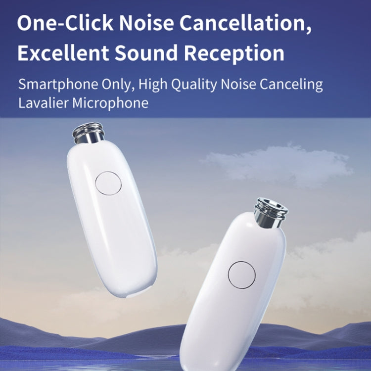 FUNSNAP M2 1 TX + 2 RX Digital Noise Reduction Wireless Microphone Mic Tok, Version:8 Pin(White)