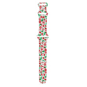 For Apple Watch 42mm / 41mm / 40mm / 38mm Christmas Pattern Silicone Watch Band(Christmas Gift)