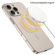 For iPhone 16 Pro GKK MagSafe Full Coverage Phone Case(Mountain Gray)