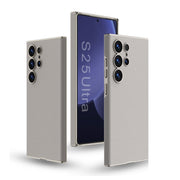For Samsung Galaxy S25 Ultra 5G GKK Skin-feeling Leather Curved Phone Case(Titanium Gray)