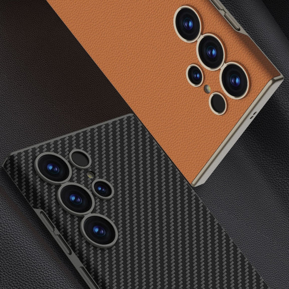 For Samsung Galaxy S25 Ultra 5G GKK Skin-feeling Leather Curved Phone Case(Titanium Gray)