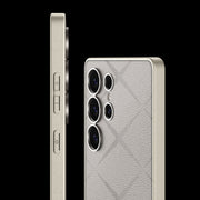 For Samsung Galaxy S25 Ultra 5G GKK Asterism Metal Paint Skin Feel Leather Full Coverage Phone Case(Orange)