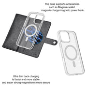 For iPhone 16 Plus ViLi GVS-C Series MagSafe Magnetic RFID Leather Flip Phone Case(Black)