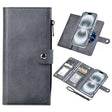 For iPhone 16 Plus ViLi GVS-C Series MagSafe Magnetic RFID Leather Flip Phone Case(Grey) - free shipping - PMC Jewellery - Order now!