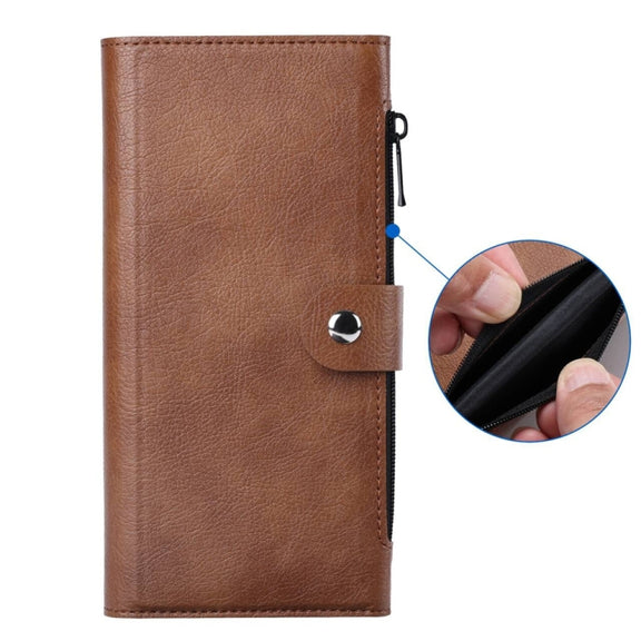 For iPhone 16 ViLi GVS-C Series MagSafe Magnetic RFID Leather Flip Phone Case(Brown)