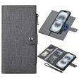 For iPhone 16 ViLi GBS Series MagSafe Magnetic RFID Leather Flip Phone Case(Black) - free shipping - PMC Jewellery - Order now!