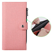 For iPhone 16 Pro Max ViLi GBS-C Series MagSafe Magnetic RFID Leather Flip Phone Case(Pink)