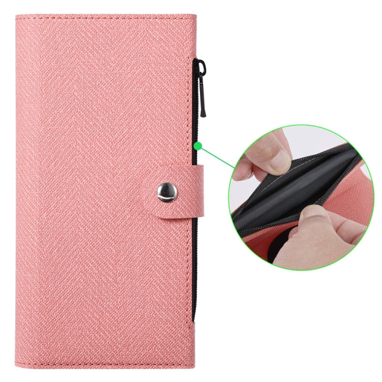 For iPhone 16 Pro ViLi GBS-C Series MagSafe Magnetic RFID Leather Flip Phone Case(Pink)
