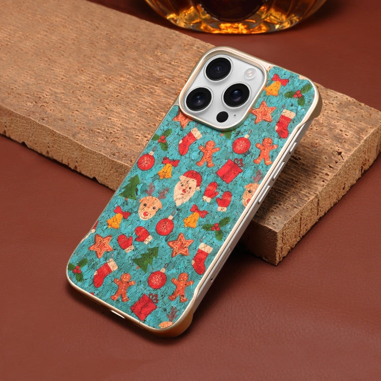 For iPhone 16 Pro Denior A18 Paint MagSafe Phone Case(Christmas)