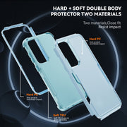 For Samsung Galaxy S25 5G TPU + PC Shockproof Protective Phone Case(Grey Green)