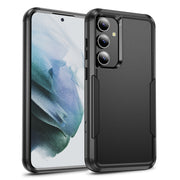 For Samsung Galaxy S25 5G TPU + PC Shockproof Protective Phone Case(Black)