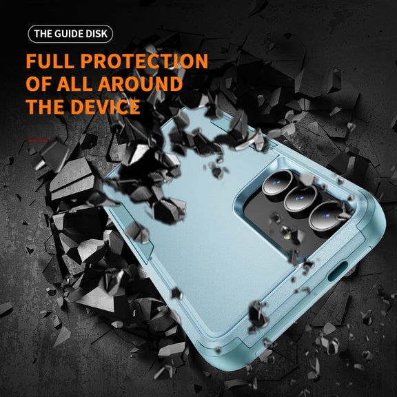 For Samsung Galaxy S25+ 5G TPU + PC Shockproof Protective Phone Case(Grey Green)