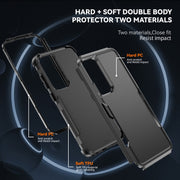 For Samsung Galaxy S25+ 5G TPU + PC Shockproof Protective Phone Case(Black)