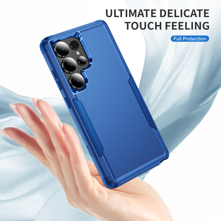 For Samsung Galaxy S25 Ultra 5G TPU + PC Shockproof Protective Phone Case(Royal Blue)