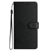 For Samsung Galaxy S25 5G Silk Texture Horizontal Flip Leather Phone Case(Black)