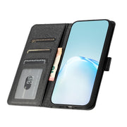 For Samsung Galaxy S25 5G Silk Texture Horizontal Flip Leather Phone Case(Black)