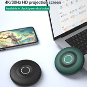 G127 4K 30Hz HD Wireless Display Dongle Adapter Same Screen Device(Green)