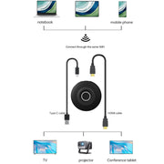 G127 4K 30Hz HD Wireless Display Dongle Adapter Same Screen Device(Green)