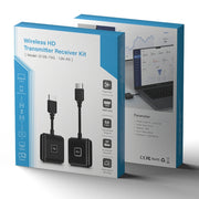 G128 1080P 60Hz Wireless HD Screen Projector Transmitter and Receiver Kit(White)