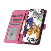 For Samsung Galaxy S25 Ultra 5G Skin-feel Embossed Butterfly Leather Phone Case(Rose Red)