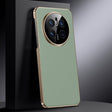 For Huawei Mate 70 Genuine Leather PC Phone Case(Green) - Huawei Cases by PMC TechLife | Online Shopping South Africa | PMC TechLife | Buy Now Pay Later Mobicred