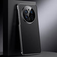 For Huawei Mate 70 Genuine Leather PC Phone Case(Black) - Huawei Cases by PMC TechLife | Online Shopping South Africa | PMC TechLife | Buy Now Pay Later Mobicred
