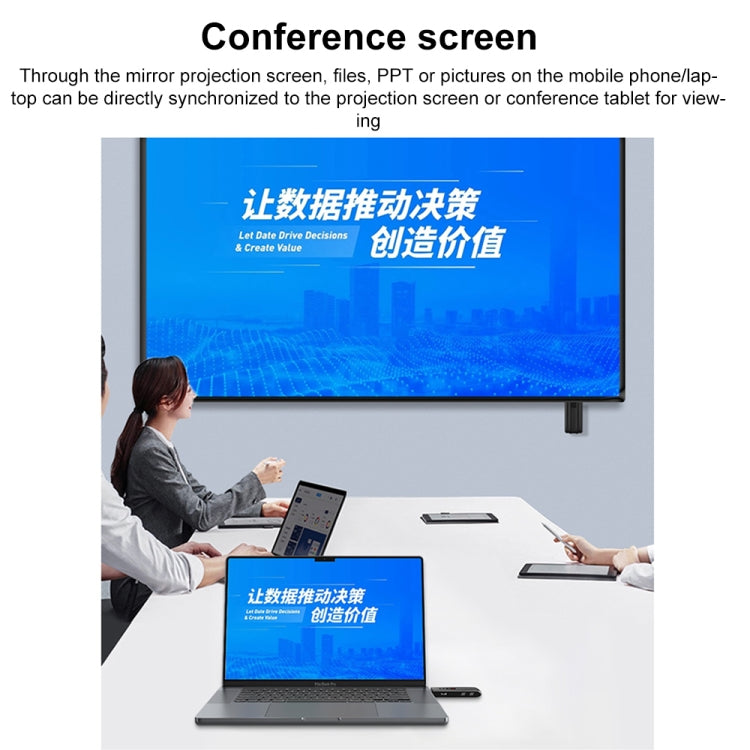 G132 1080P Type-C HD Wireless Screen Adapter(Black)