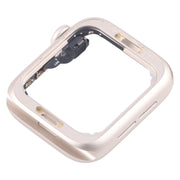 For Apple Watch SE 2022 44MM GPS Aluminium Alloy Middle Frame Bezel Plate with Crown Spin Axis Flex Cable(Starlight)