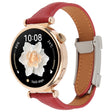 20mm Universal Slim Magnetic Buckle Genuine Leather Watch Band(Red) - free shipping - PMc TechLife - Order now!